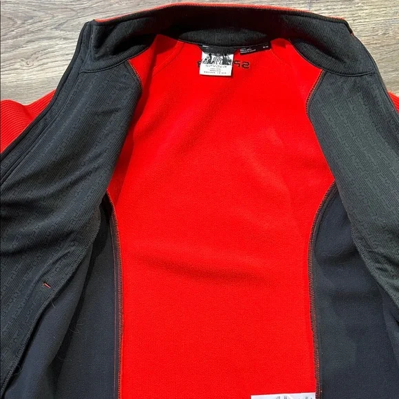 Spider Men’s Steller Full-Zip Jacket, Fleece Lined, Black & Red (Size Medium) - Picture 9 of 9